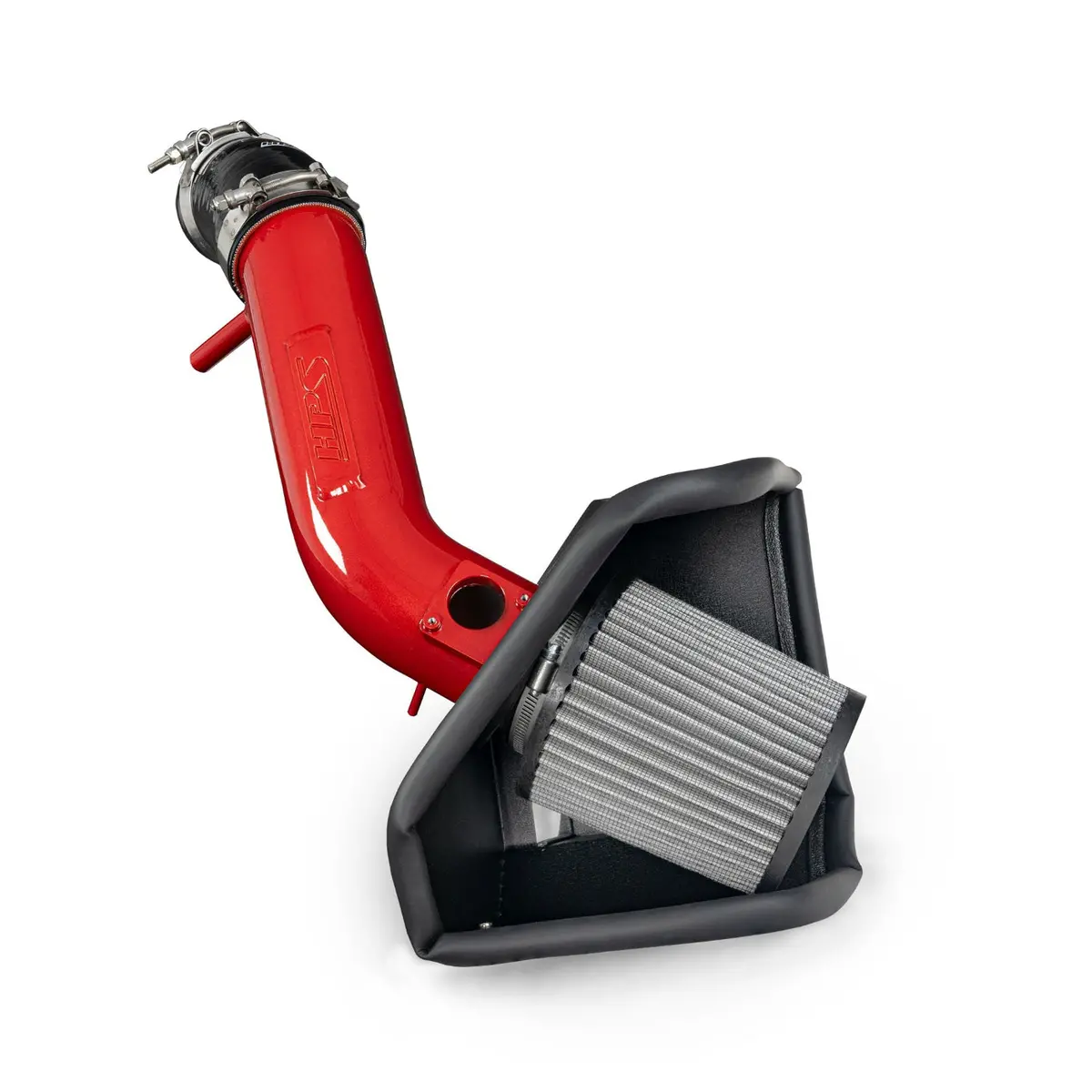 Hps Performance Air Intake Kit With Heat Shield, Red, 827-692R 1