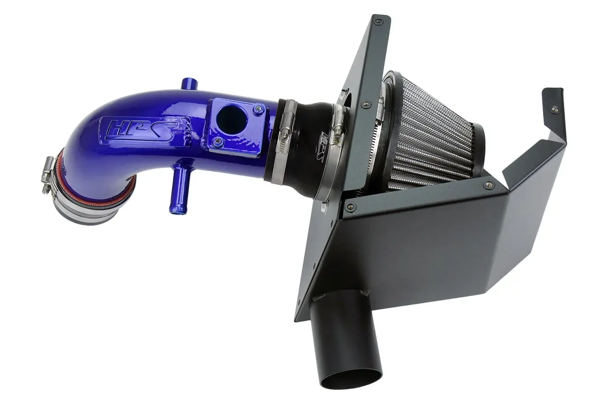 Hps Performance Air Intake Kit With Heat Shield, Blue, 827-693Bl 1