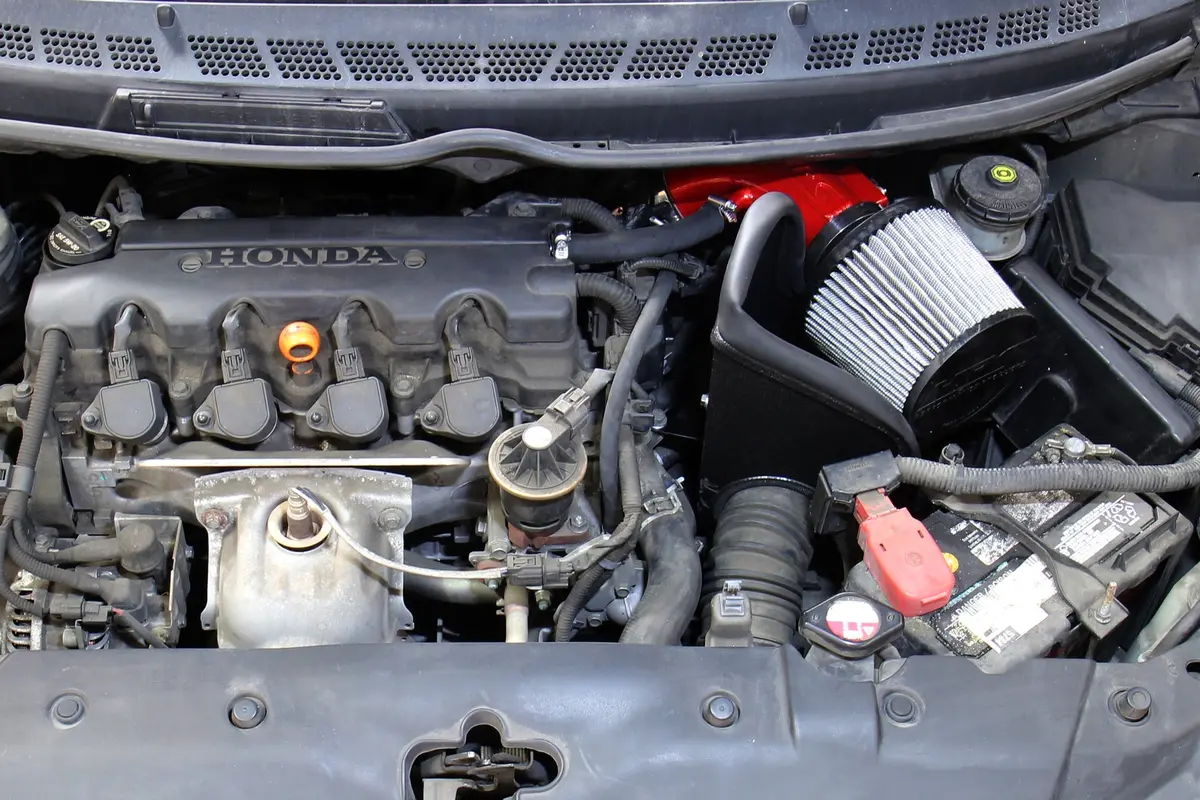 Hps Performance Air Intake Kit With Heat Shield, Red, 827-694R 2