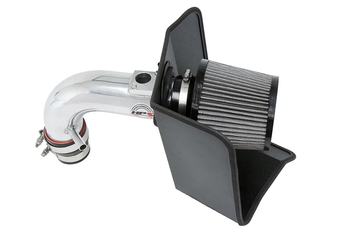 Hps Performance Air Intake Kit With Heat Shield, Polished, 827-696P 1