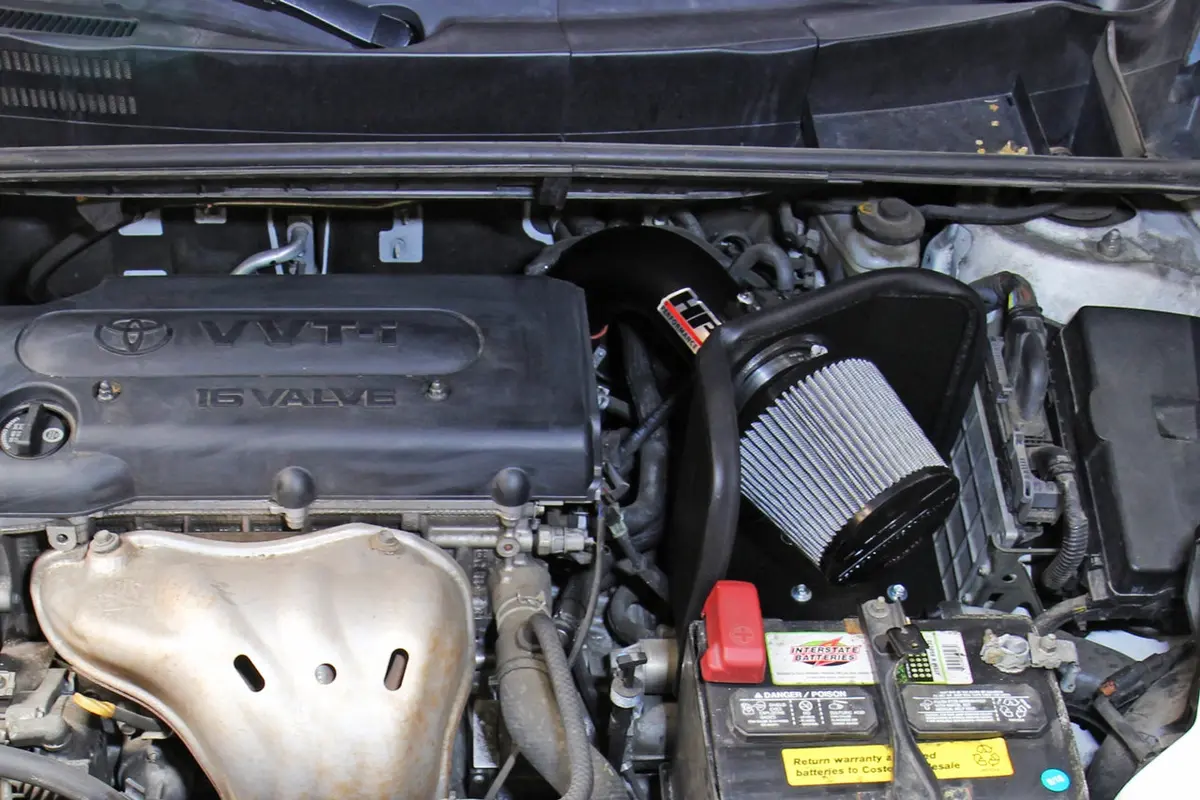 Hps Performance Air Intake Kit With Heat Shield, Blue, 827-696Bl 2