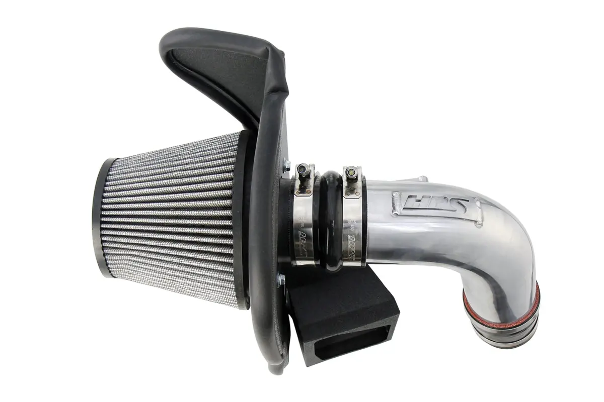 Hps Performance Air Intake Kit With Heat Shield, Polished, 827-702P 1