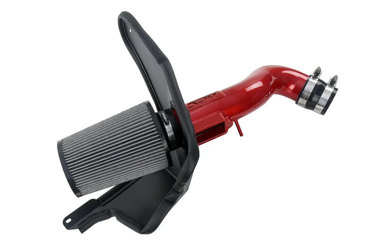 Hps Performance Air Intake Kit With Heat Shield, Red, 827-705R 1
