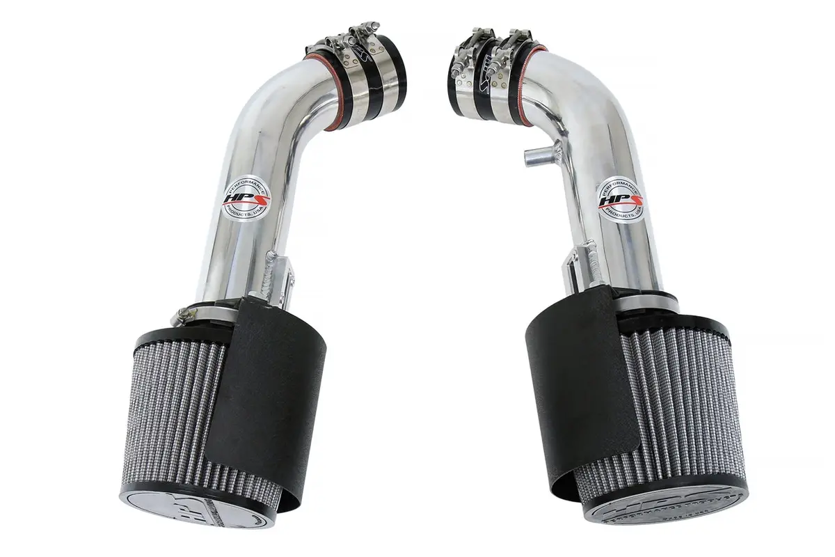 Hps Performance Air Intake Kit With Heat Shield, Polished, 827-706P 1