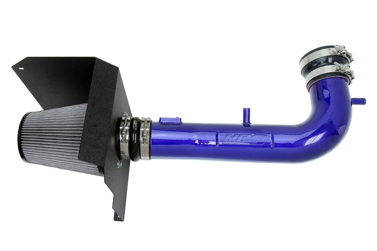 Hps Performance Air Intake Kit With Heat Shield, Blue, 827-707Bl 1