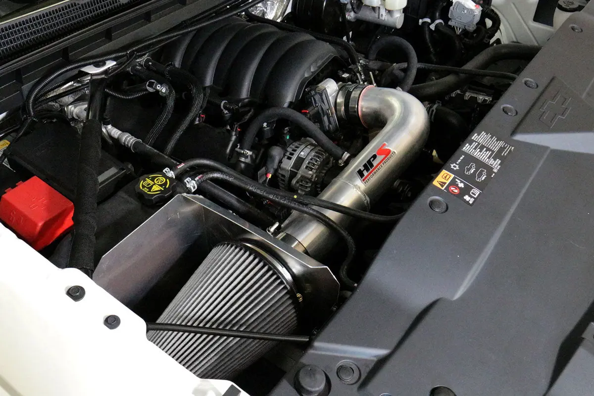 Hps Performance Air Intake Kit With Heat Shield, Black, 827-707Wb 2