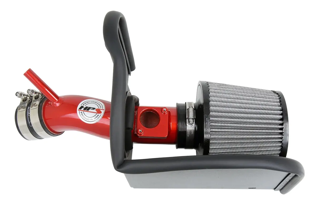 Hps Performance Air Intake Kit With Heat Shield, Red, 827-708R 1