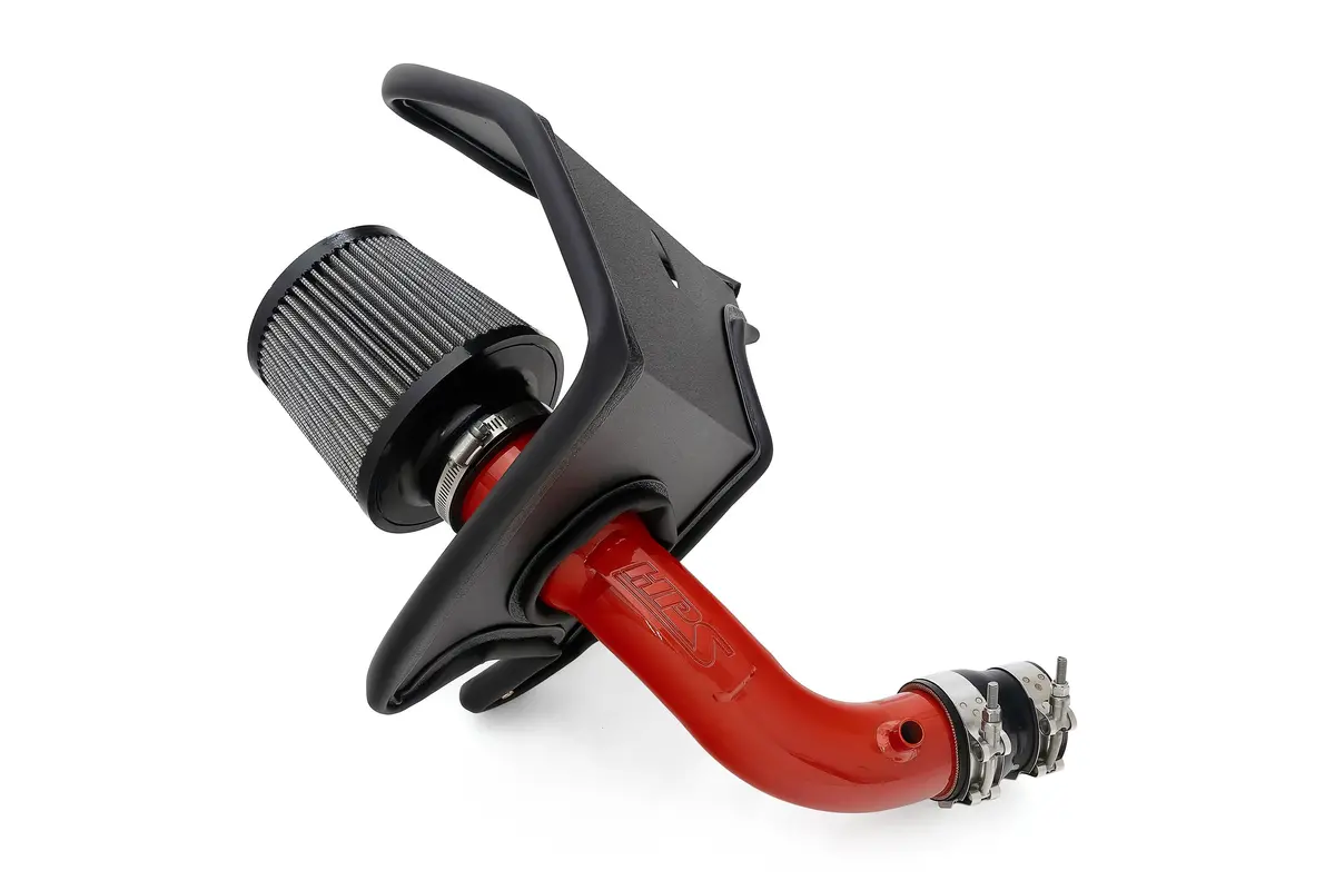 Hps Performance Air Intake Kit With Heat Shield, Red, 827-709R 1