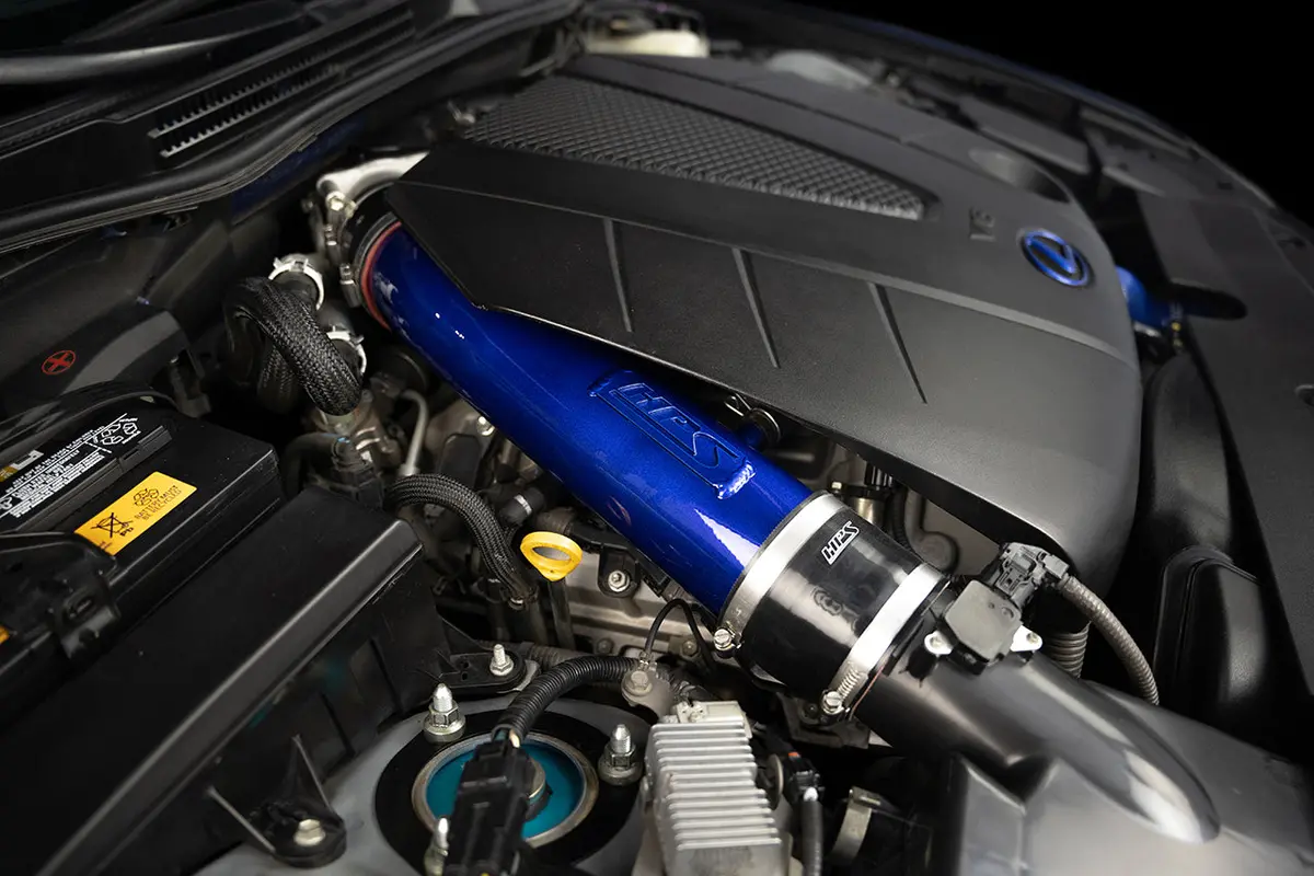 Hps Performance Air Intake Tube With Drop In Air Filter, Blue, 827-710Bl 1