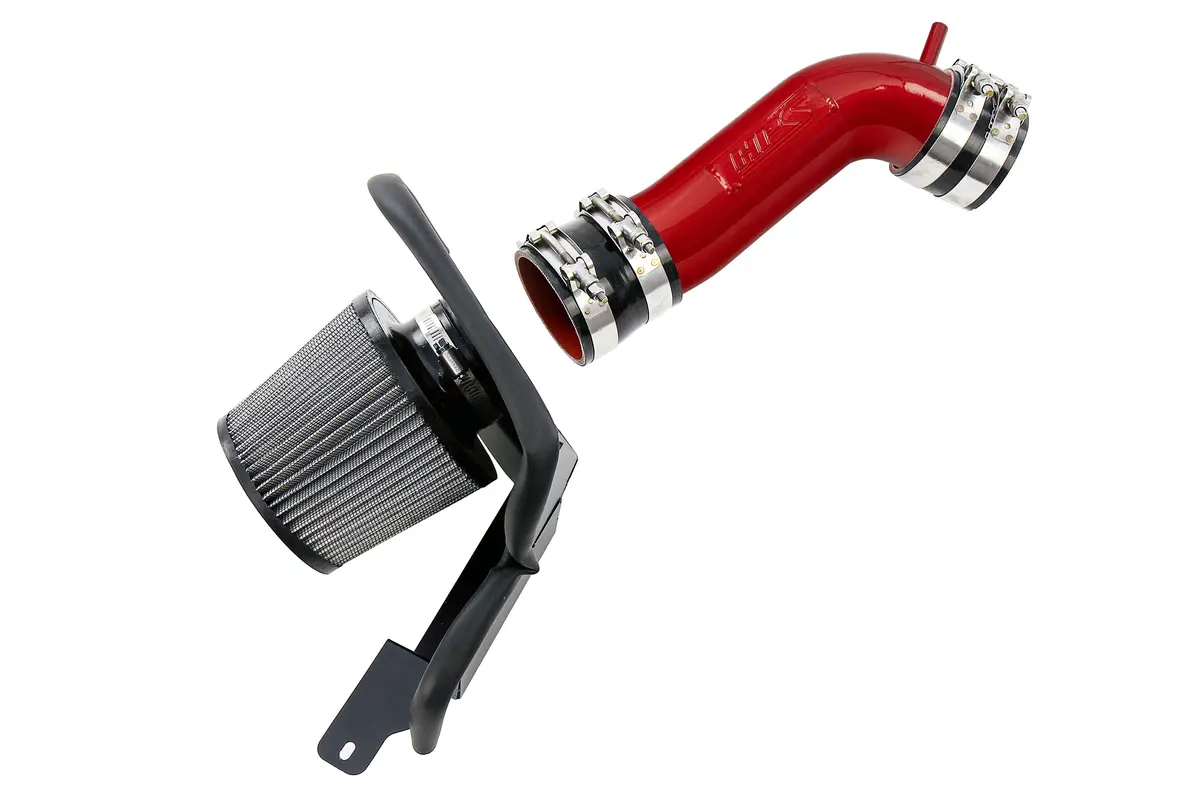Hps Performance Air Intake Kit With Heat Shield, Red, 827-715R 1