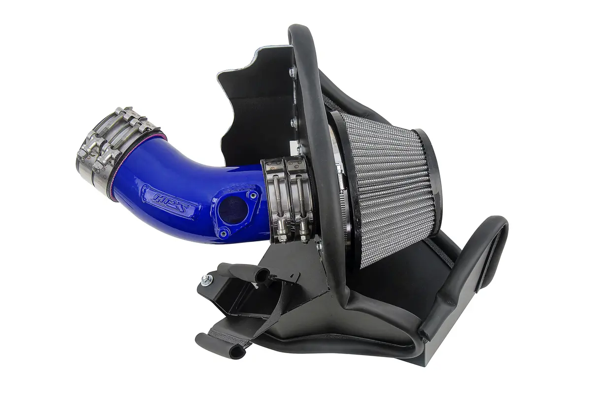 Hps Performance Air Intake Kit With Heat Shield, Blue, 827-717Bl 1