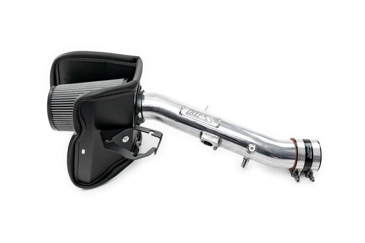 Hps Performance Air Intake Kit With Heat Shield, Polished, 827-718P 1