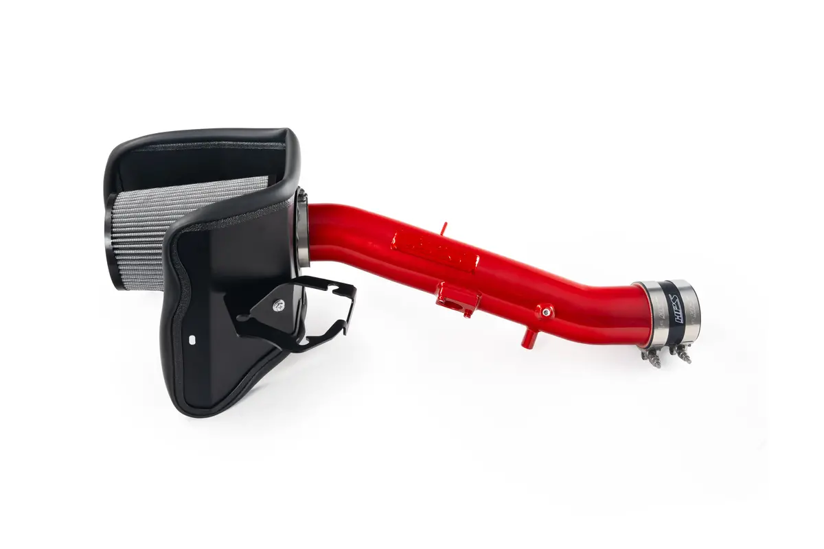 Hps Performance Air Intake Kit With Heat Shield, Red, 827-718R 1