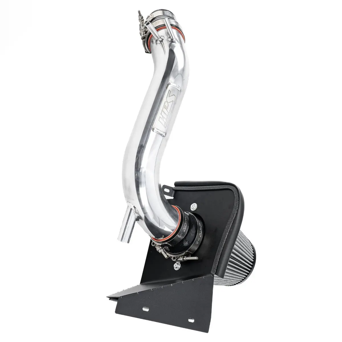 Hps Performance Air Intake Kit With Heat Shield, Polished, 827-721P 1