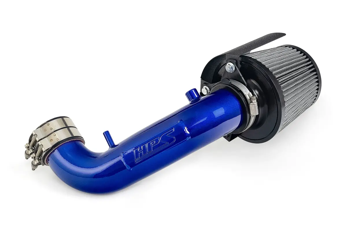 Hps Performance Air Intake Kit With Heat Shield, Blue, 827-724Bl 1