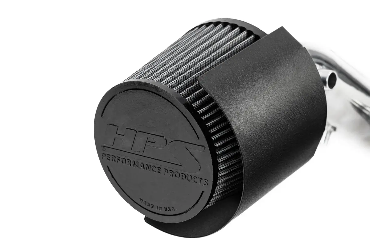 Hps Performance Air Intake Kit With Heat Shield, Polished, 827-724P 2