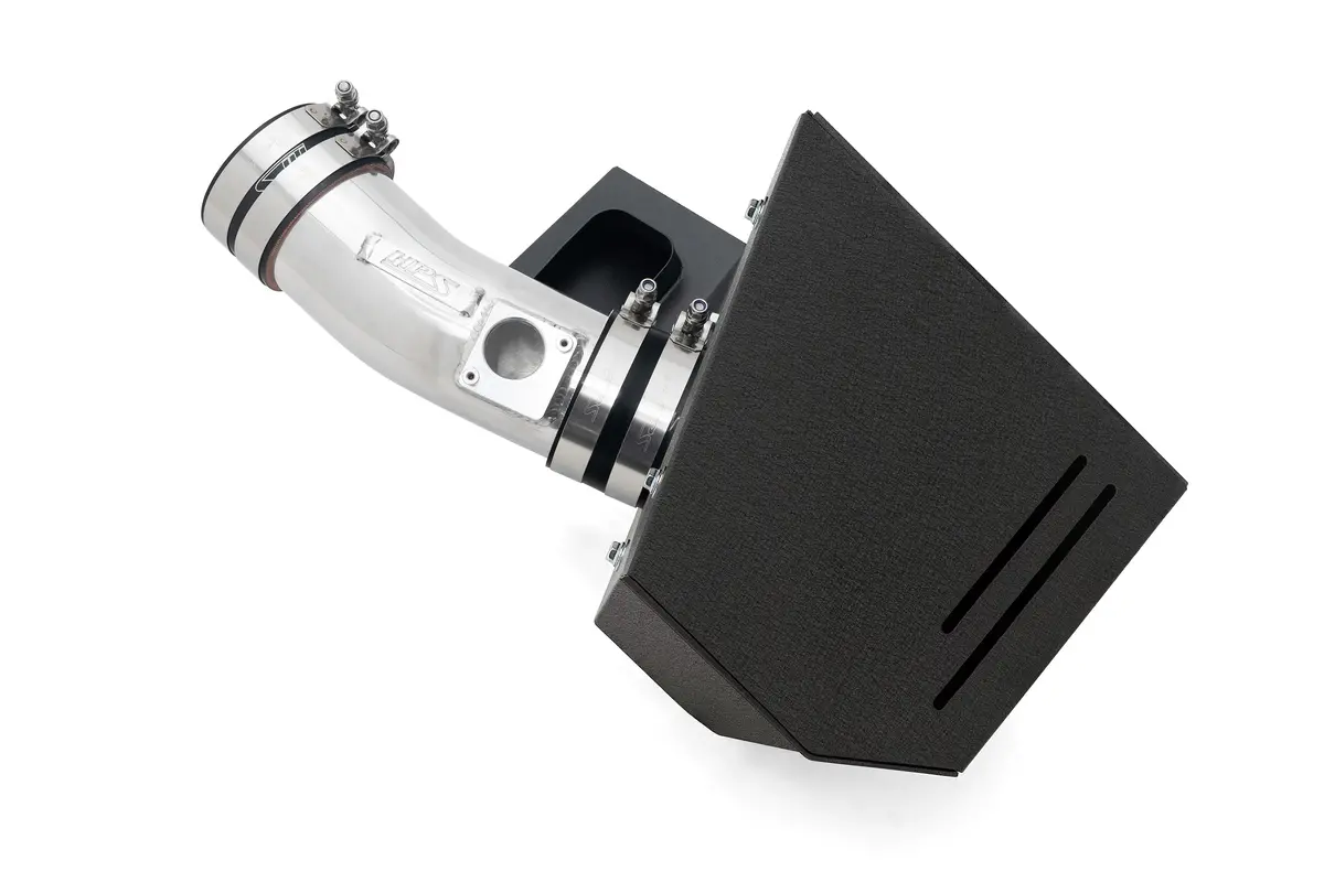 Hps Performance Air Intake Kit With Heat Shield, Polished, 827-728P 1