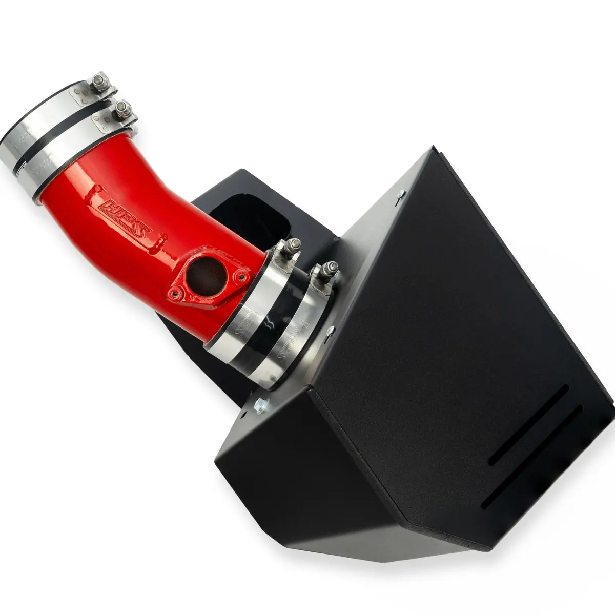 Hps Performance Air Intake Kit With Heat Shield, Red, 827-728R 1