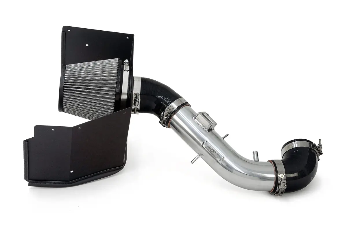 Hps Performance Air Intake Kit With Heat Shield, Polished, 827-730P 1