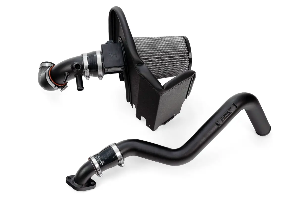 Hps Performance Air Intake Kit With Upper Hot Side Charge Pipe, Black, 827-733Wb 1