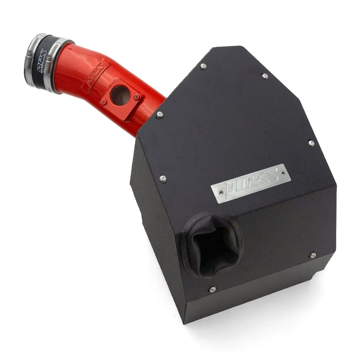 Hps Performance Air Intake Kit With Heat Shield, Red, 827-735R 1