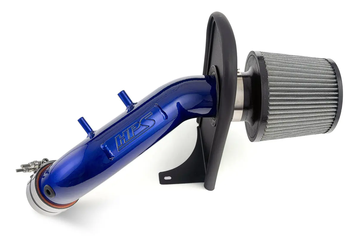 Hps Performance Air Intake Kit With Heat Shield, Blue, 827-737Bl 1