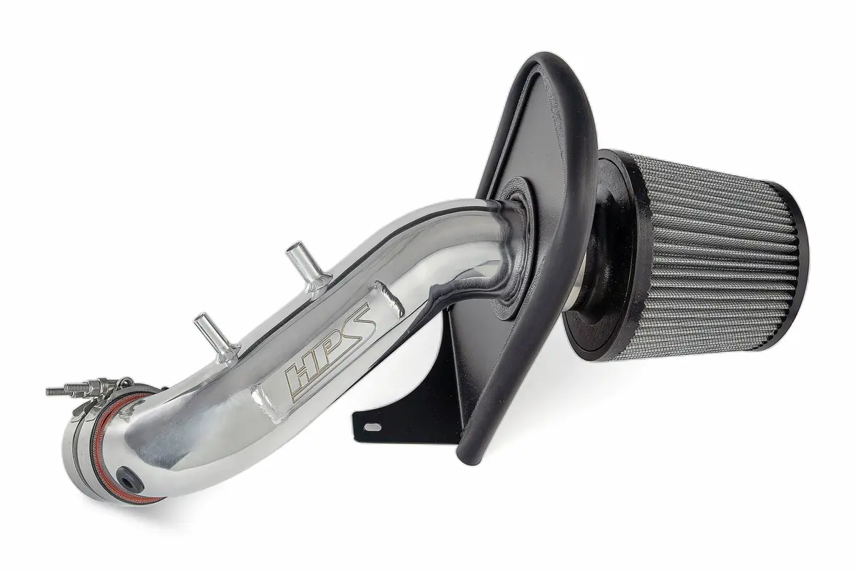 Hps Performance Air Intake Kit With Heat Shield, Polished, 827-737P 1
