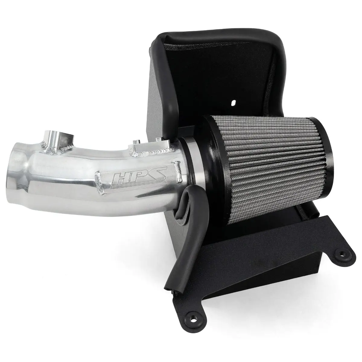 Hps Performance Air Intake Kit With Heat Shield, Polished, 827-741P 1