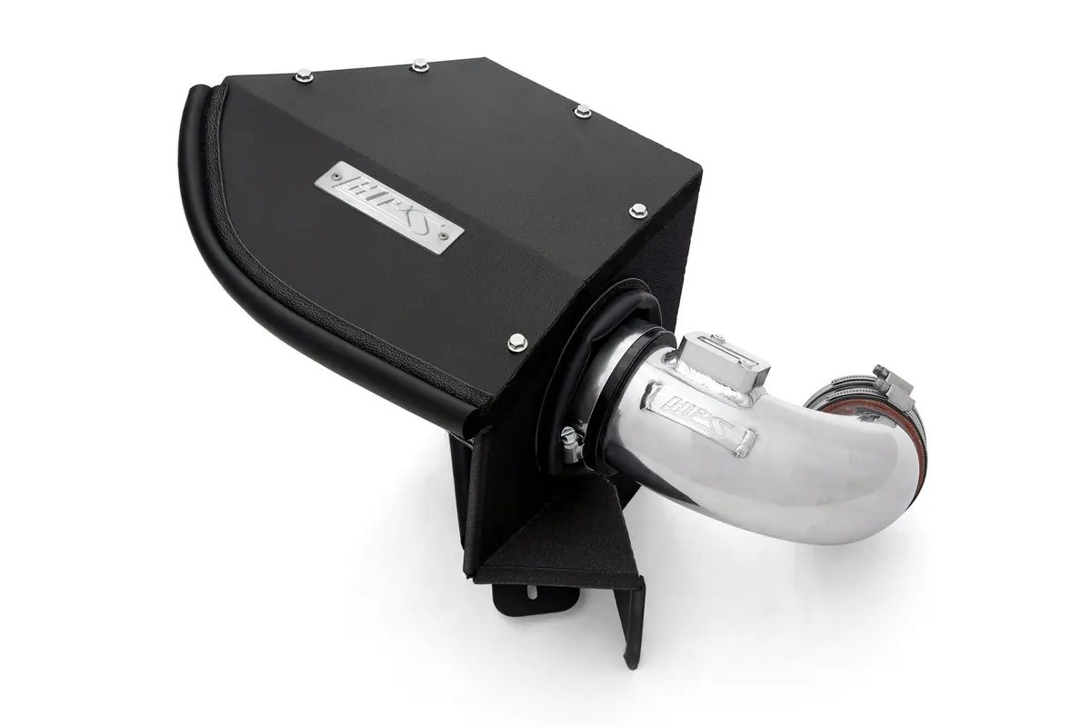 Hps Performance Air Intake Kit With Heat Shield, Polished, 827-770P 1