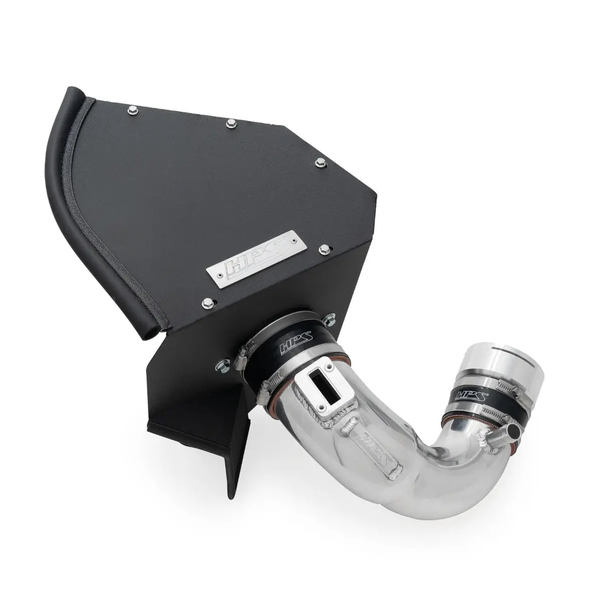 Hps Performance Air Intake Kit With Heat Shield, Polished, 827-771P 1