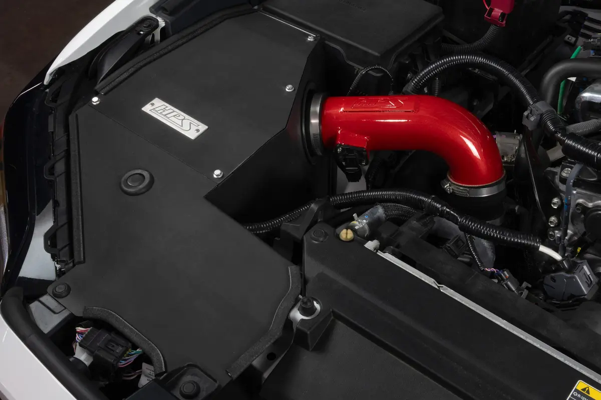 Hps Performance Air Intake Kit With Heat Shield, Blue, 827-779Bl 2
