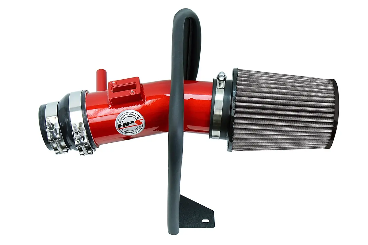 Hps Performance Air Intake Kit With Heat Shield, Red, 827-780R 1