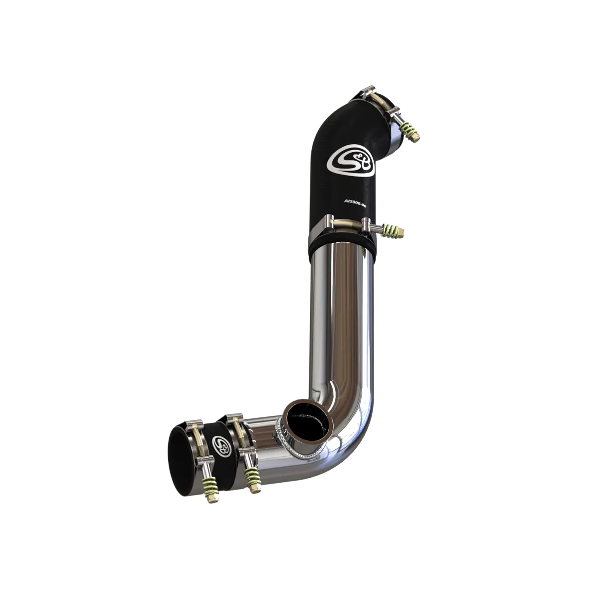 Cold Side Intercooler Pipe With Blowoff Valve Flange For Turbosmart Raceport For 2020-2024 Ford Explorer St, Lincoln Aviator 3.0L 1