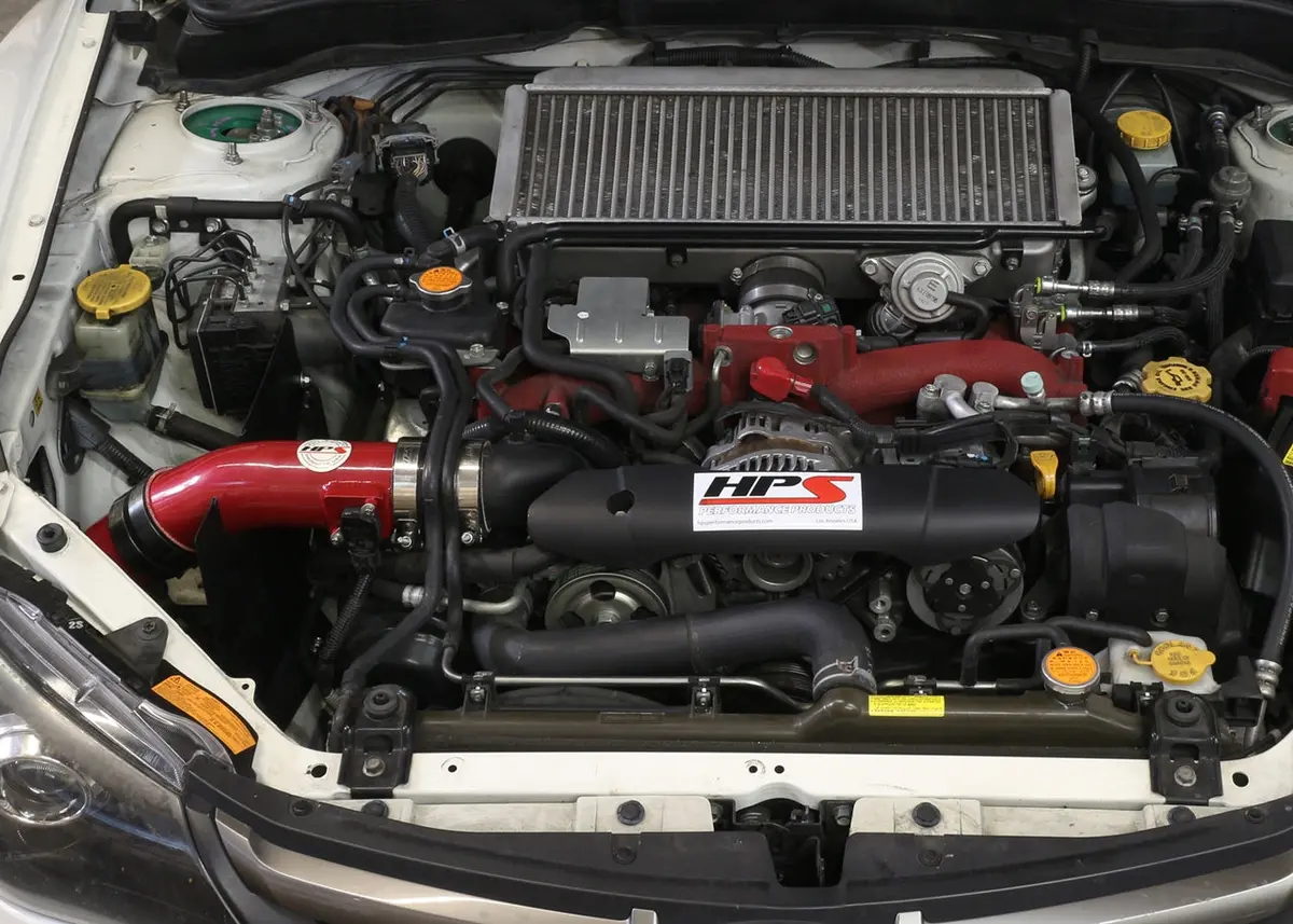 Hps Performance Cold Air Intake Kit, Red, 837-566R 2