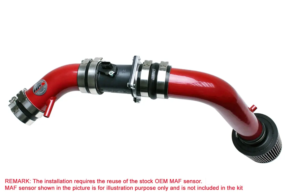 Hps Performance Cold Air Intake Kit, Red, 837-570R 1