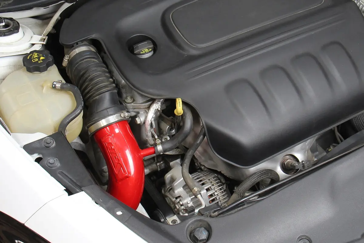 Hps Performance Cold Air Intake Kit, Red, 837-571R 2