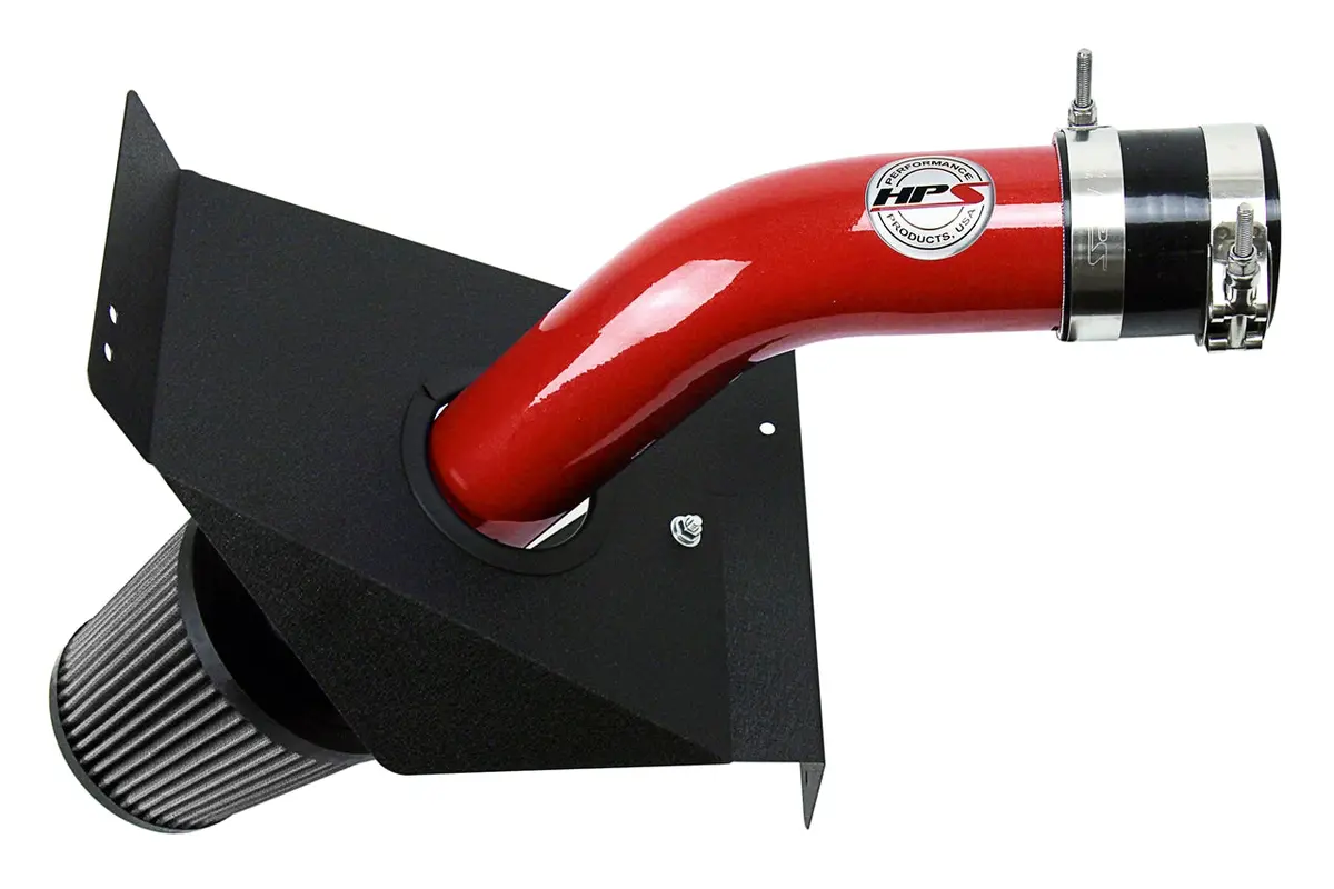 Hps Performance Cold Air Intake Kit, Red, 837-573R 1