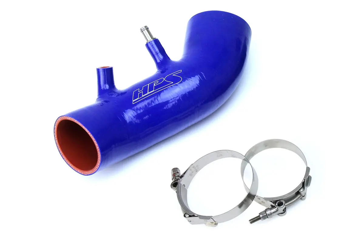 Hps Performance High Temp Reinforced Silicone Air Intake Hose Kit, Blue, 87-68420-Blue 1