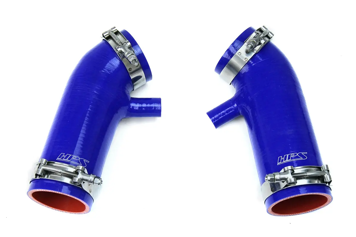 Hps Performance High Temp Reinforced Silicone Air Intake Hose Kit, Blue, 87-68426-Blue 1