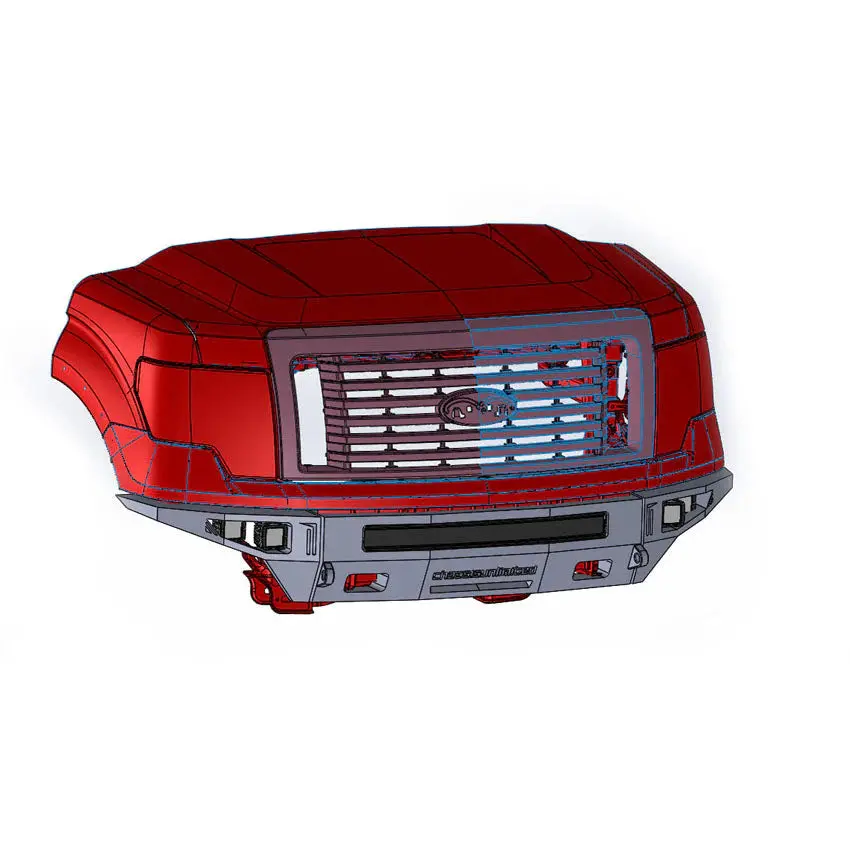 2009-2014 Ford F150 Octane Front Bumper 2