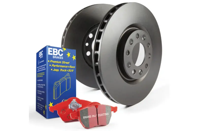 Stage 12 High-Performance Brake Kit: Redstuff Pads + Rk Rotors 1