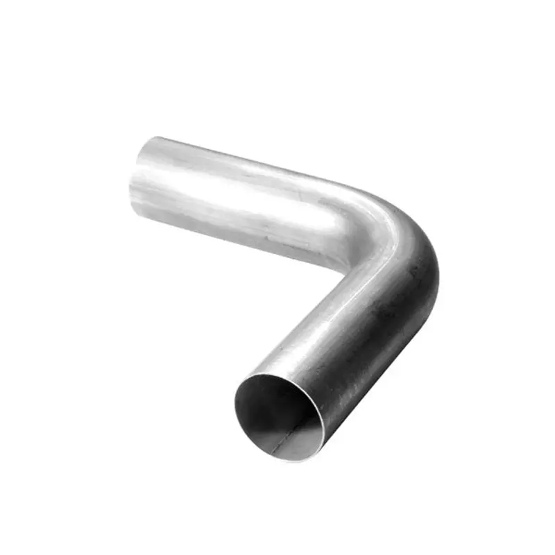 3" 304 Stainless 90 Degree Bend. 18 Ga Mandrel Bent Tubing. 3.50" Clr 1