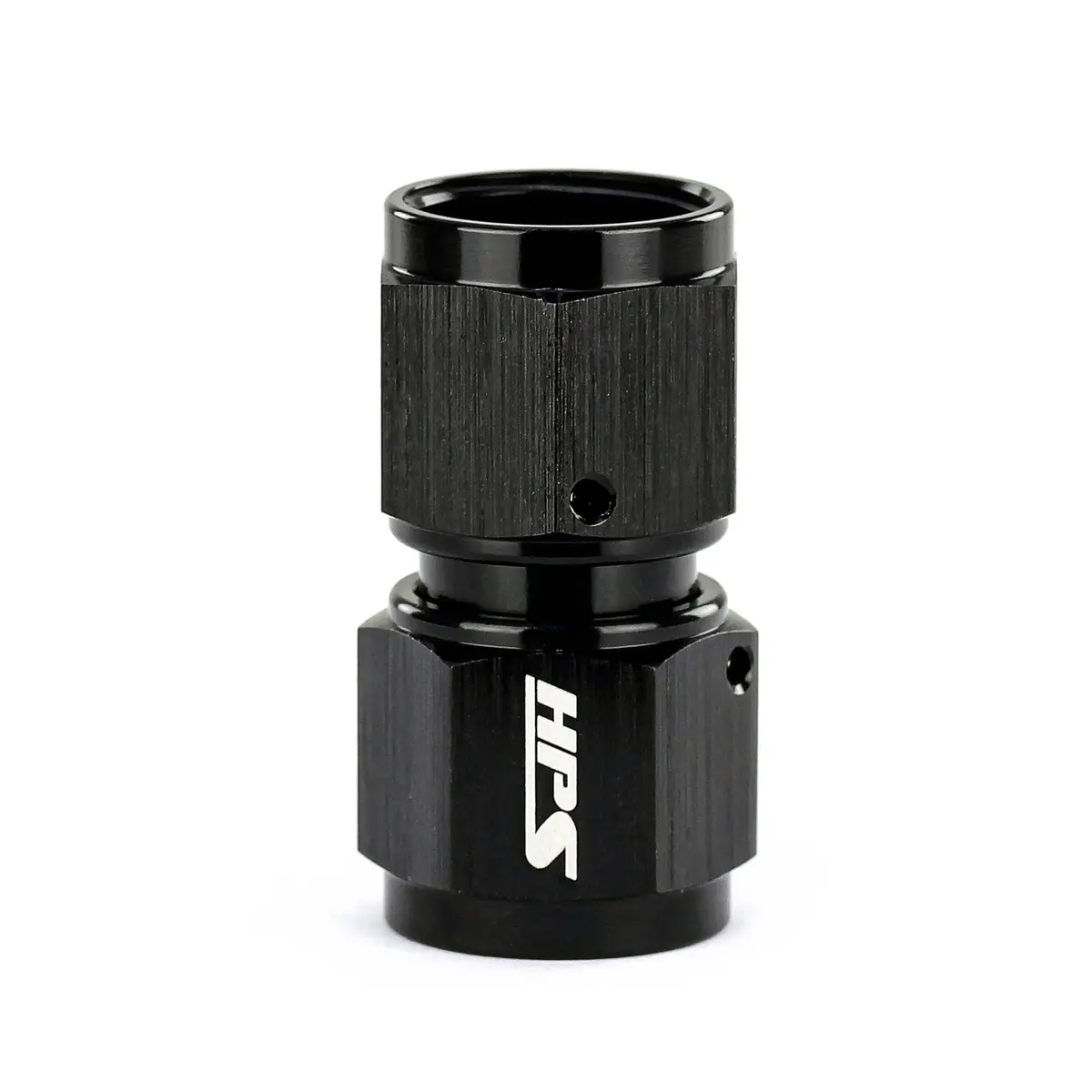 Hps Performance Straight An -10 Female To Female Swivel Coupling Adapter, Aluminum, Black 1