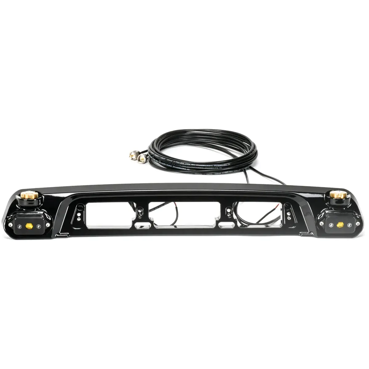 2019-2023 Ram 1500 And Trx 3Rd Brake Light Dual Antenna Mount With Amber Baja Designs Lights 1