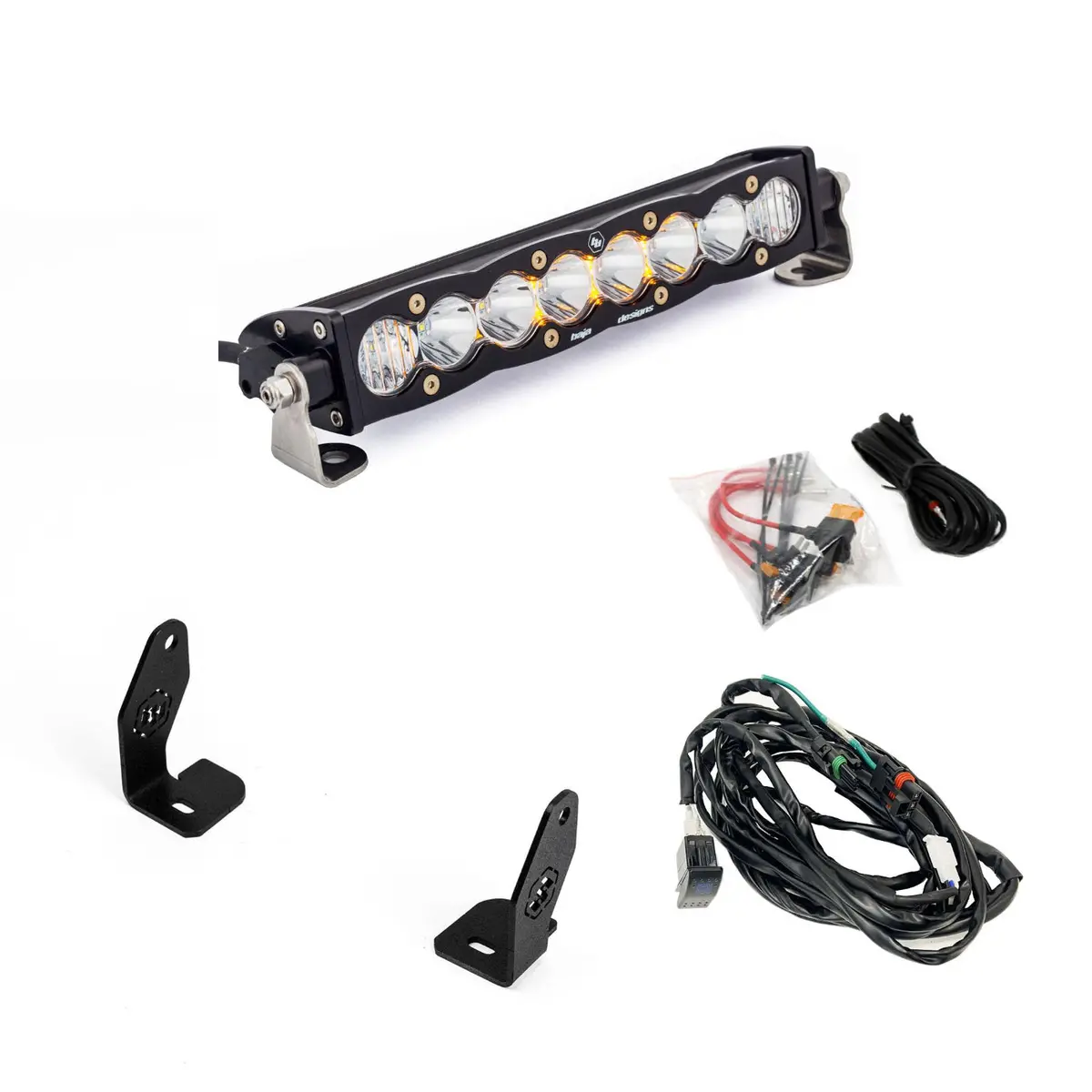 S8 10" Light Bar Hood Mount Kit - Polaris 2025 Rzr Pro-R; Pro-S; Pro-Xp 1