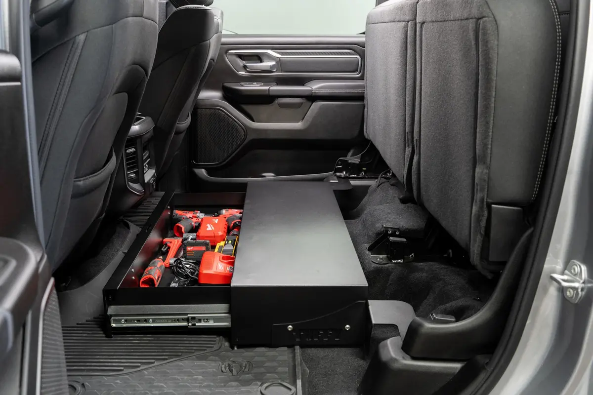 Security Drawer For 2019-2025 Ram 1500 Crew Cab 1