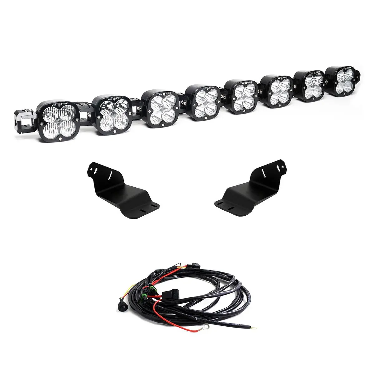 '21-'26 Ford Bronco Baja Designs 8 Xl Linkable Roof Bar Kit 3