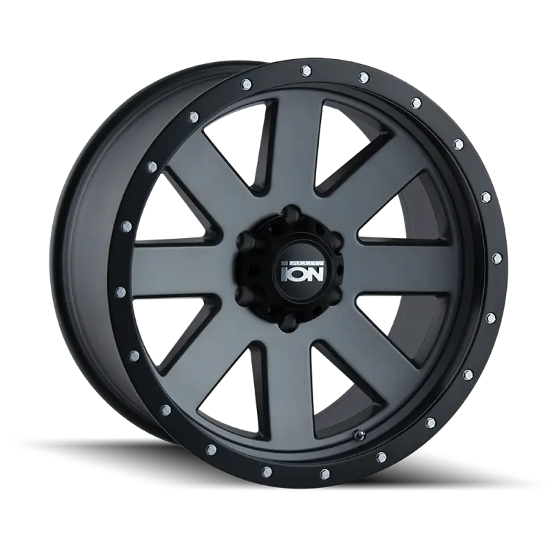 Ion Type 134 Matte Gunmetal/Black Beadlock Wheel – 17X8.5", 6X120 Bolt Pattern, 6Mm Offset, 66.9Mm Hub Bore 1
