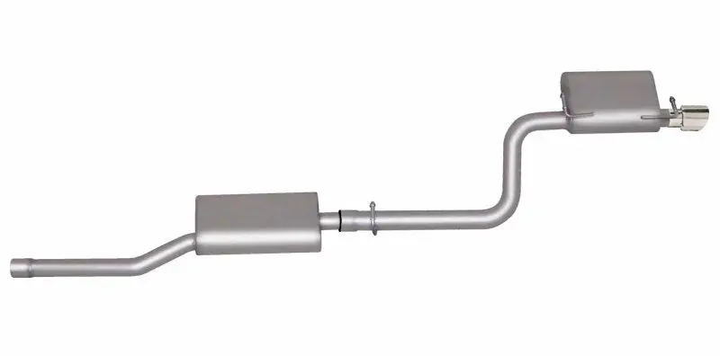 Gibson Axle-Back Exhaust System – Stainless Steel, 2.5" Diameter – For 2007–2010 Dodge Charger Se 2.7L 1