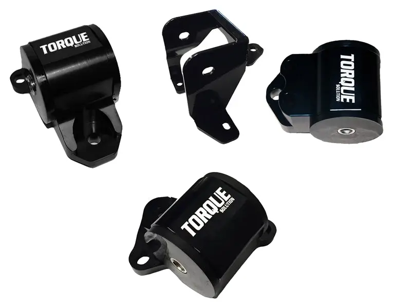 Torque Solution Billet Aluminum Engine Mount Kit – 3-Bolt Design For 1996–2000 Honda Civic Ek With B/D-Series Engines 1